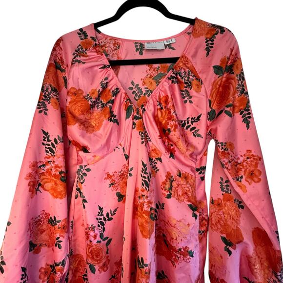 ASOS Design Pink Floral Maxi - Size 4 - Picture 5 of 15